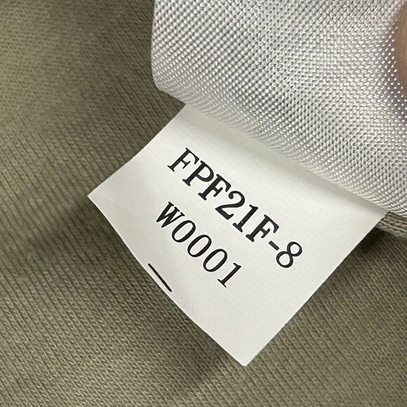 Fundamental Coast Zip Front Kelly Vest Womens Medium Sweatshirt Shawl Collar Tan - Picture 6 of 9